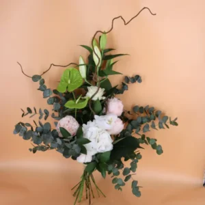 Bouquet blanc et vert