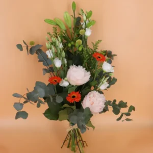 Bouquet avec Pivoines